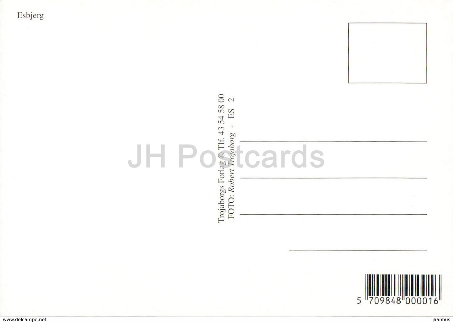 Esbjerg - ship - boat - sculpture groupe - multiview - multiview - Denmark - unused