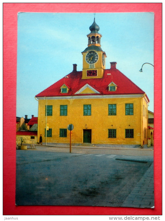 Town Hall - Rauma - 87253 - Finland - sent from Finland Rauma to Estonia USSR 1974 - JH Postcards