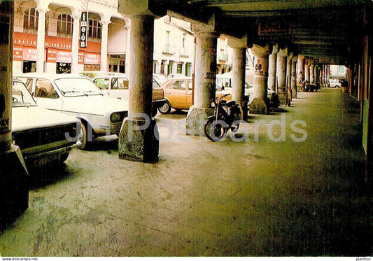 Barbastro - Plaza del Mercado - Soportales - Market Square - Arcades - car - 23 - Spain - used - JH Postcards