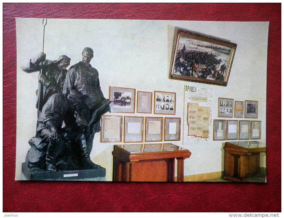 Lenin in the years of the new revolutionary upsurge - Central Lenin Museum - Moscow - 1972 - Russia USSR - unused - JH Postcards