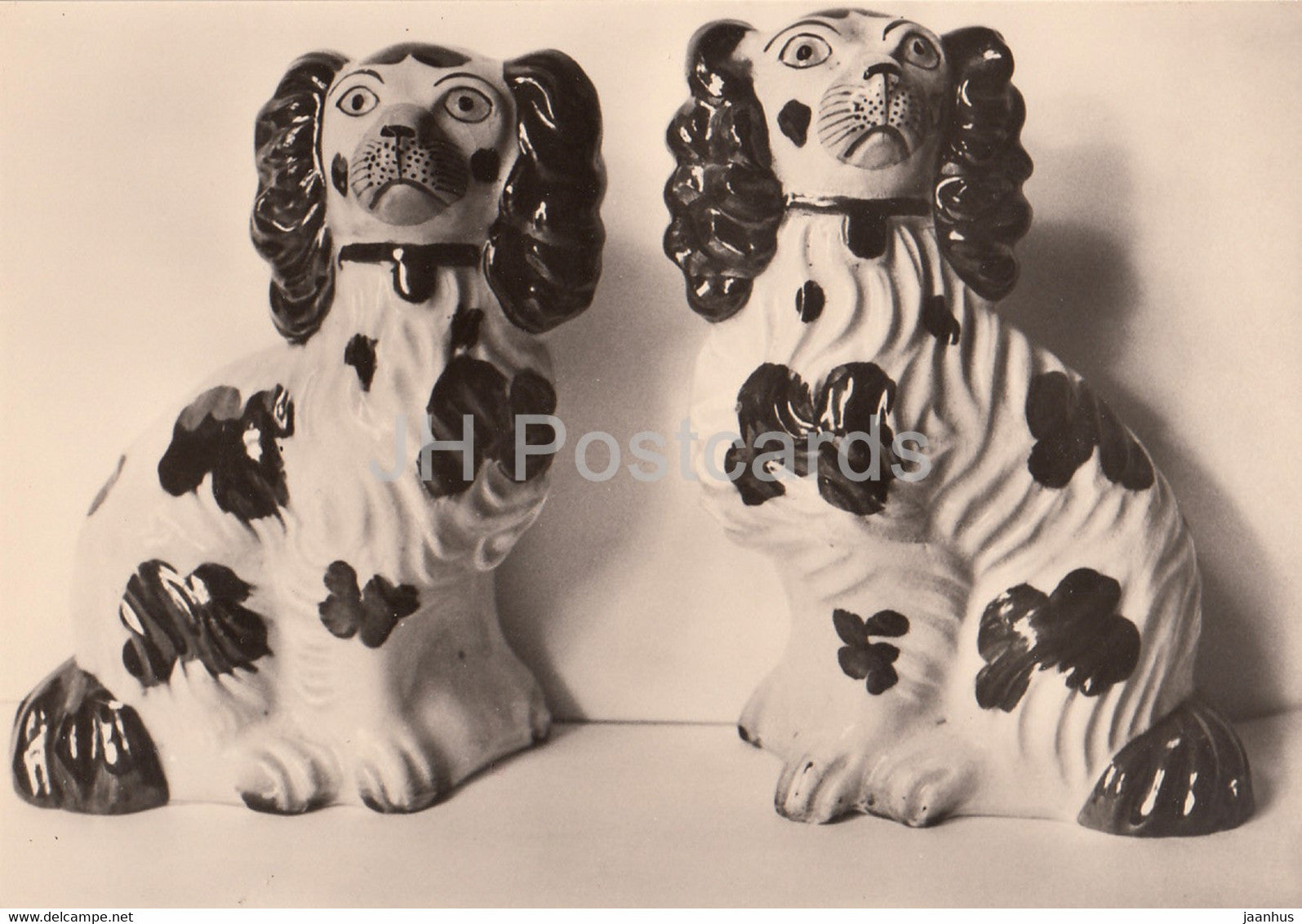 Mitbringsel Monchguter Seeleute - Englische Kaminhunde - English Fireplace Dogs - Germany DDR - unused - JH Postcards