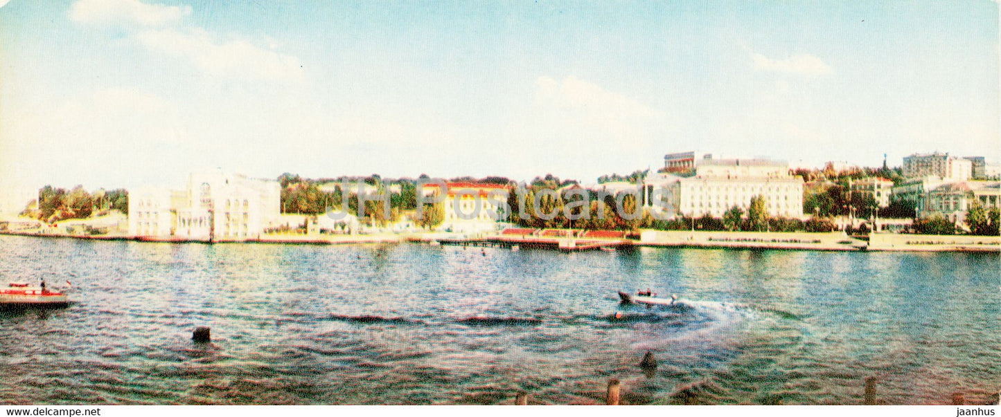 Sevastopol - View of the city from the sea - crimea - 1970 - Ukraine USSR - unused - JH Postcards