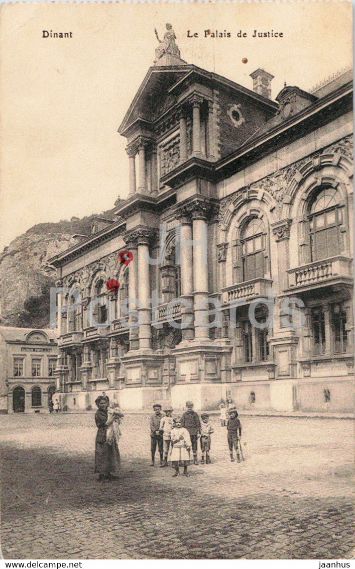 Dinant - Le Palais de Justice - old postcard - 1918 - Belgium - used - JH Postcards