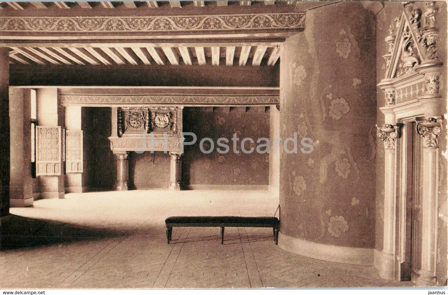 Blois - Le Chateau - Aile Francois I - Salon d'honneur - 74 - castle - old postcard - France - unused - JH Postcards