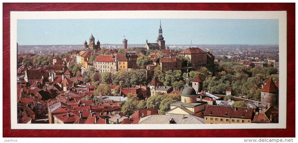 Old Tallinn - Tallinn - 1980 - Estonia USSR - unused - JH Postcards