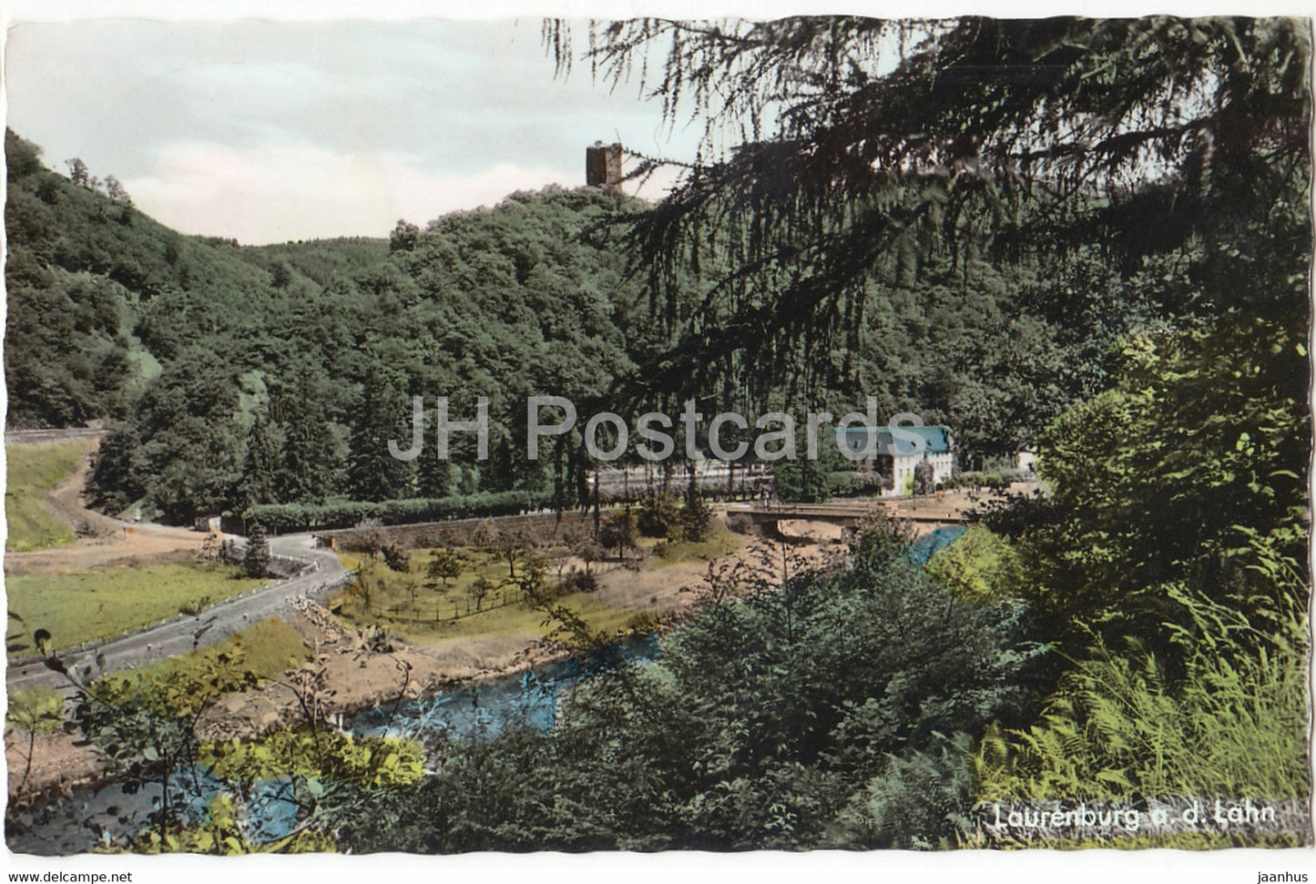 Laurenburg a d Lahn - Gasthaus Zum Lahntal - Germany - used - JH Postcards