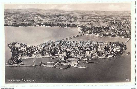 Lindau vom Flugzeug aus - 970 - Germany - unused - JH Postcards