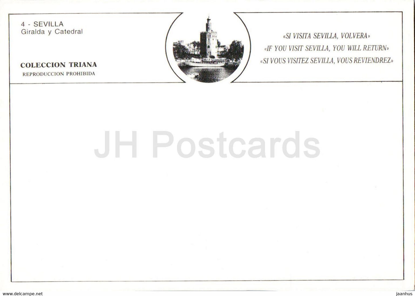 Sevilla - Giralda y Catedral - Kathedrale - 4 - Spanien - unbenutzt