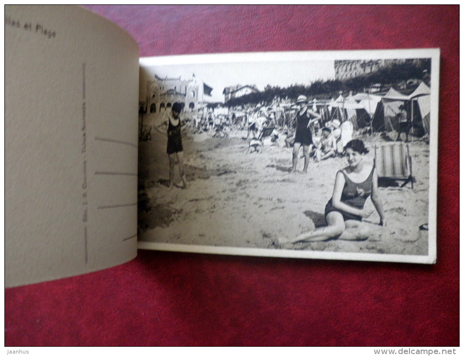 HENDAYE - COTE BASQUE - 12 VUES EN HELIOGRAVURE - booklet - J.E. Couarton - CARNET COMPLET DE 12 CPA - unused - JH Postcards