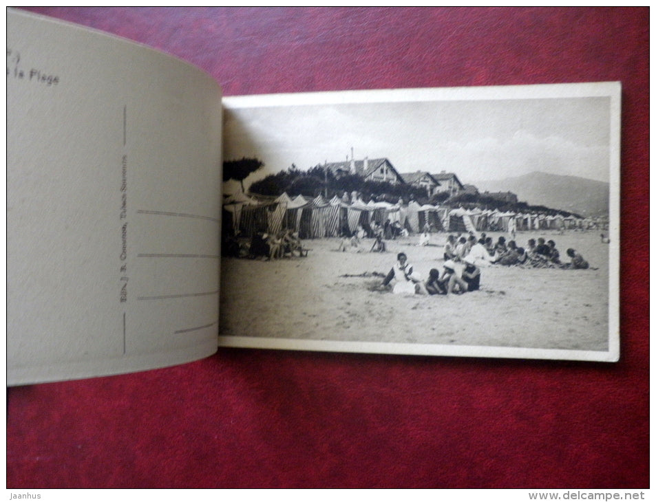 HENDAYE - COTE BASQUE - 12 VUES EN HELIOGRAVURE - booklet - J.E. Couarton - CARNET COMPLET DE 12 CPA - unused - JH Postcards