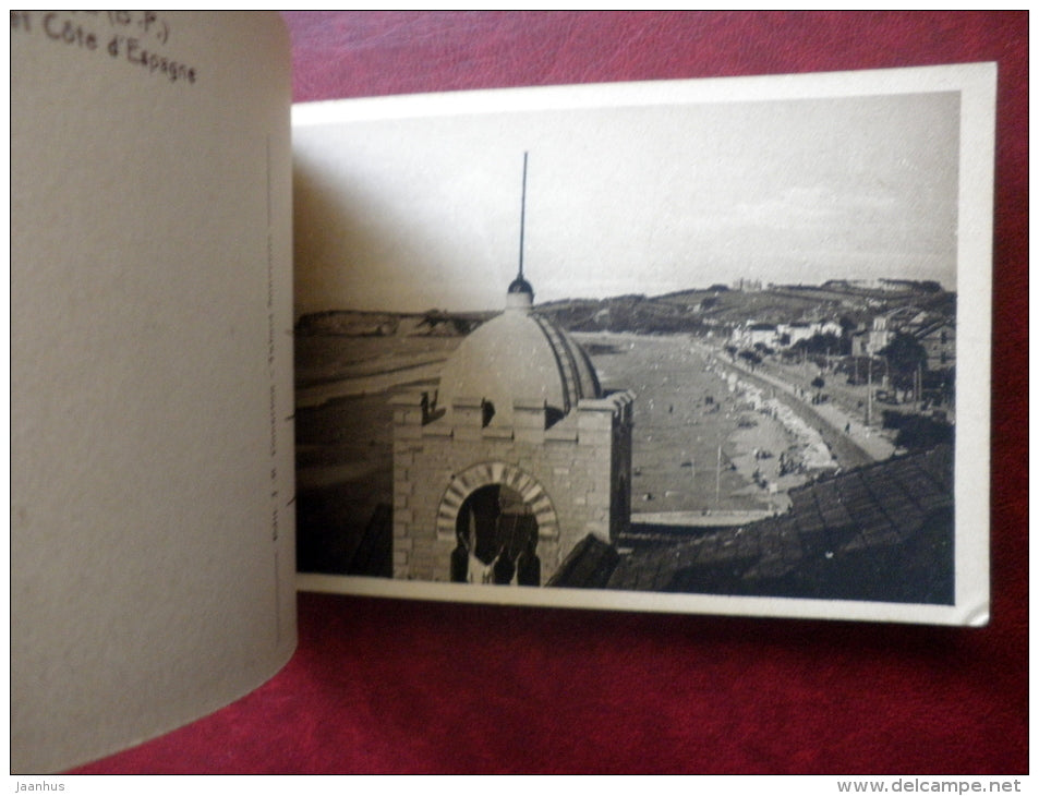 HENDAYE - COTE BASQUE - 12 VUES EN HELIOGRAVURE - booklet - J.E. Couarton - CARNET COMPLET DE 12 CPA - unused - JH Postcards