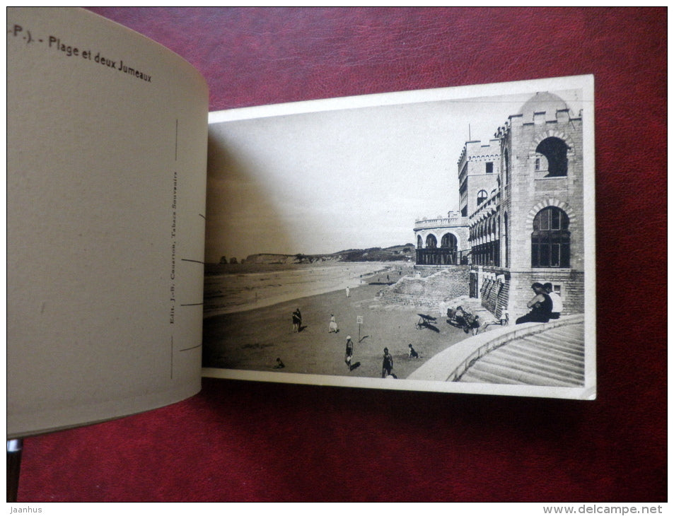 HENDAYE - COTE BASQUE - 12 VUES EN HELIOGRAVURE - booklet - J.E. Couarton - CARNET COMPLET DE 12 CPA - unused - JH Postcards