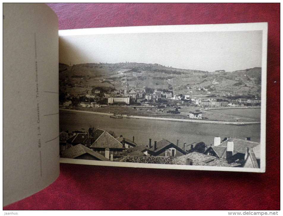 HENDAYE - COTE BASQUE - 12 VUES EN HELIOGRAVURE - booklet - J.E. Couarton - CARNET COMPLET DE 12 CPA - unused - JH Postcards