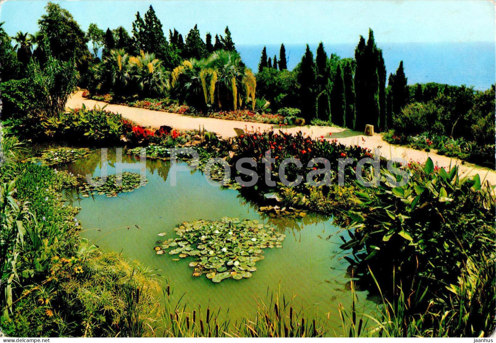 Blanes - Costa Brava - El Jardin Botanico - Botanic Garden with exotic plants - 1057 - 1968 - Spain - used - JH Postcards