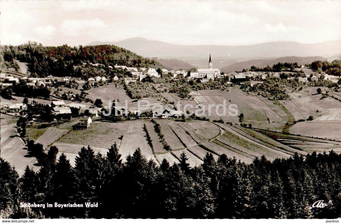 Schonberg im Bayerischen Wald - 1963 - Germany - used - JH Postcards