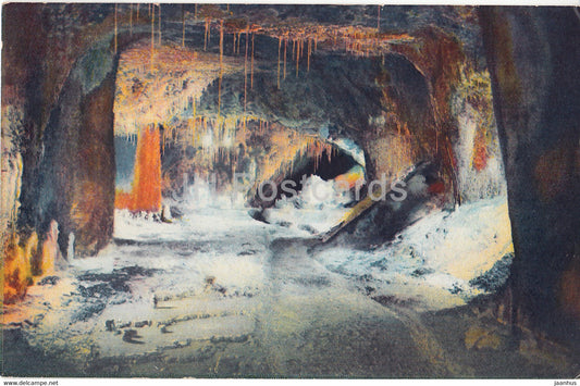 Feengrotten von Saalfeld in Th - Marchendom - cave - old postcard - 1928 - Germany - used - JH Postcards