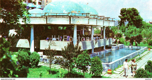 Blue Domes Cafe - 1 - Tashkent - Toshkent - 1980 - Uzbekistan USSR - unused - JH Postcards