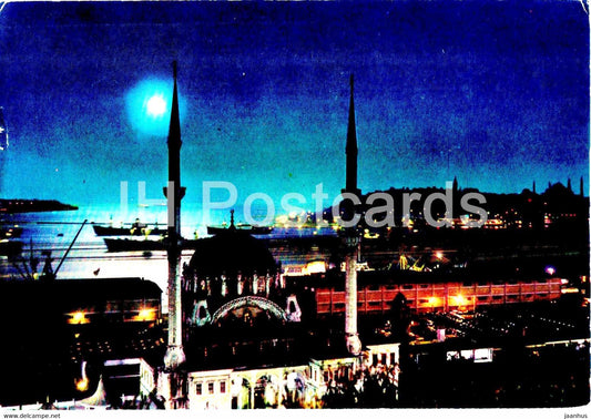 Istanbul - moonlight - 222 - Turkey - used - JH Postcards