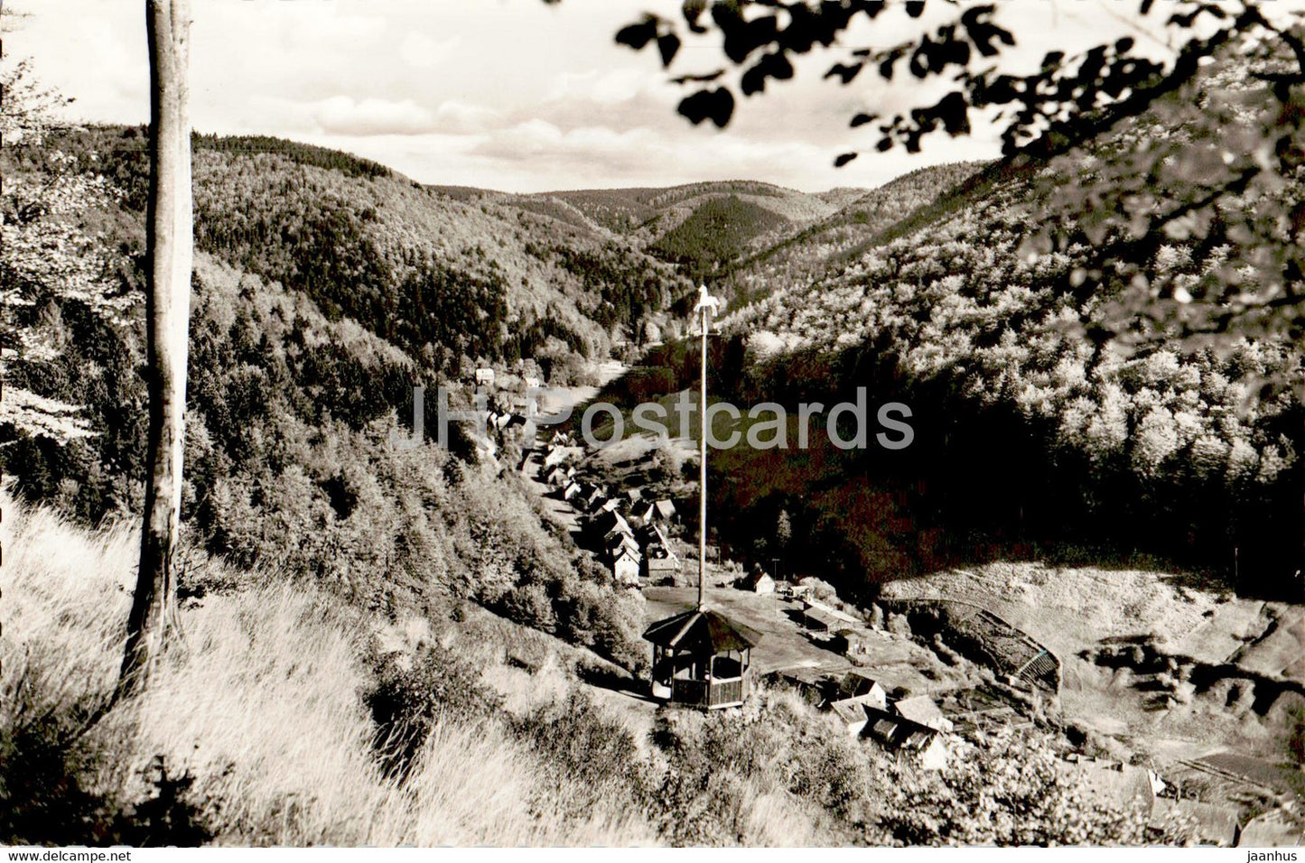 Blick v Pferdchen auf Oberzorge - old postcard - Germany - unused - JH Postcards