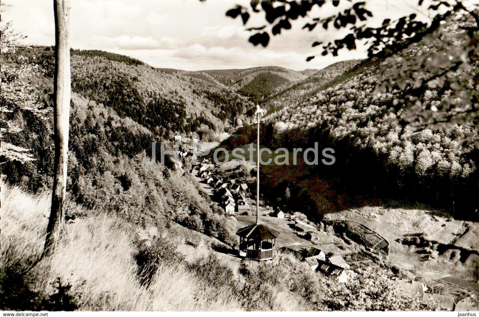 Blick v Pferdchen auf Oberzorge - old postcard - Germany - unused - JH Postcards