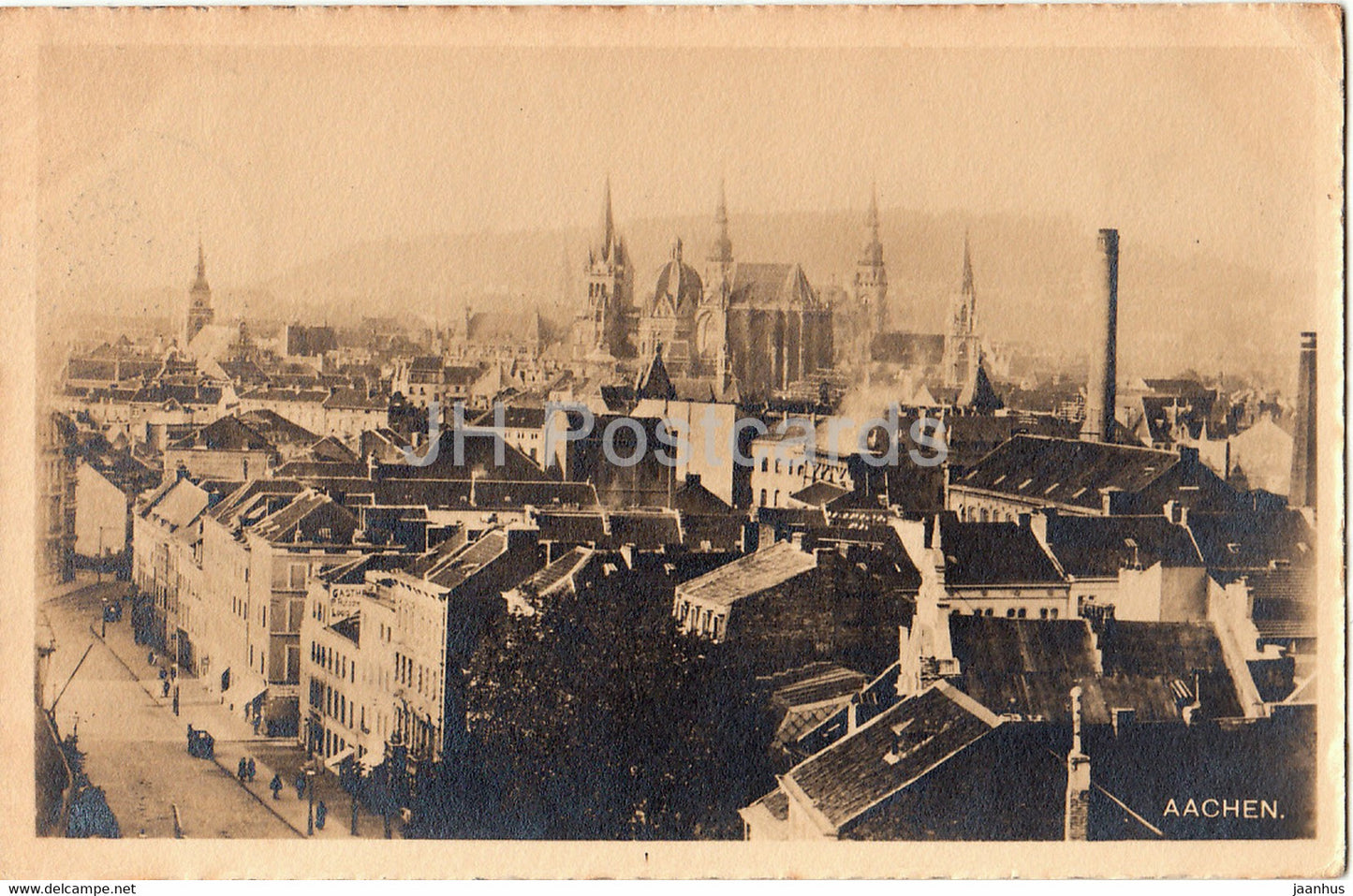 Aachen - 6 - old postcard - 1911 - Germany - used - JH Postcards