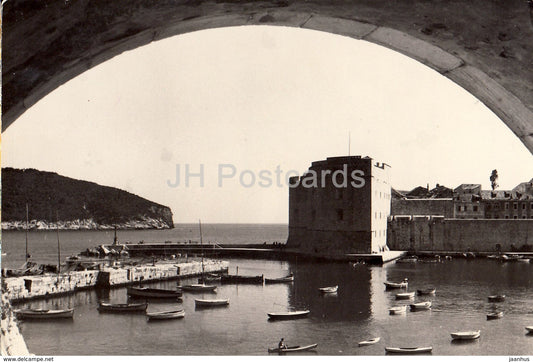Dubrovnik - boat - 1963 - Croatia - Yugoslavia - used - JH Postcards