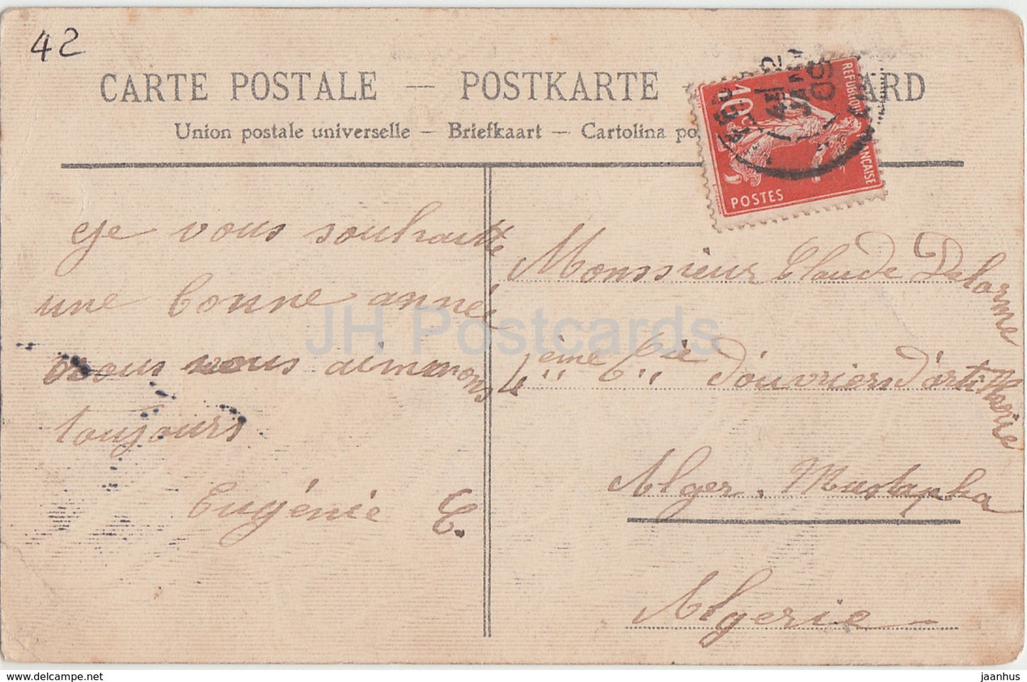 St Marcel de Felines - pres Balbigny - Le Chateau - castle - old postcard - 1909 - France - used