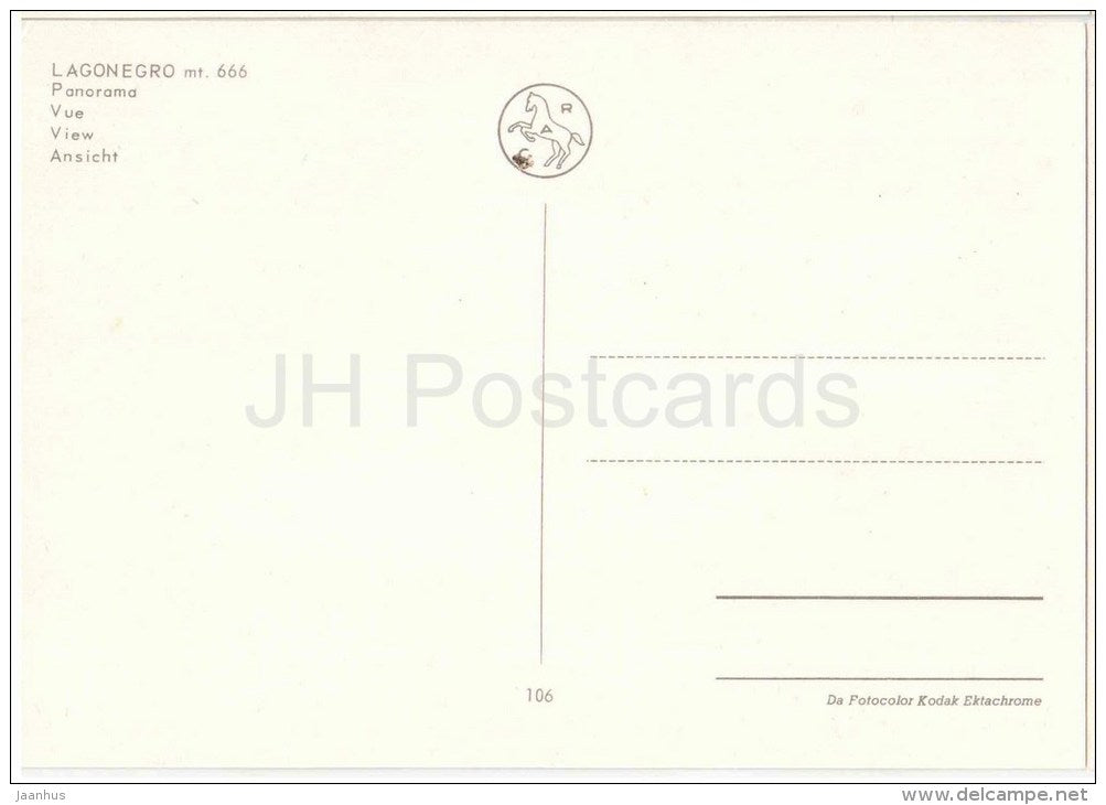 panorama - Lagonegro mt. 666 - Potenza - Basilicata - 106 - Italia - Italy - unused - JH Postcards