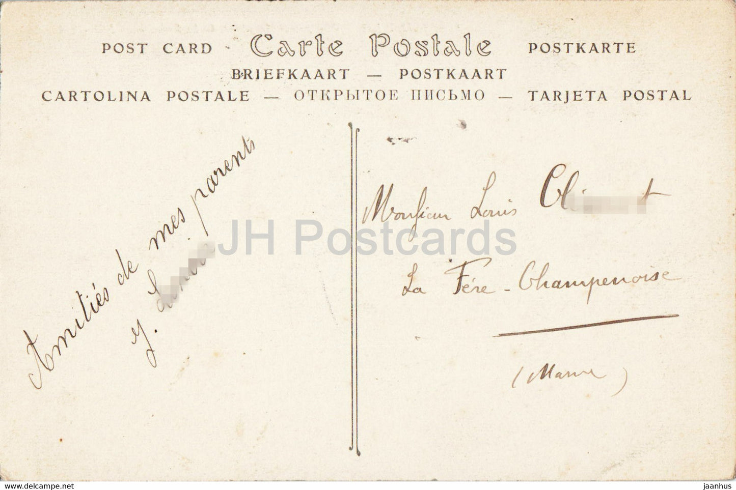 Saint Lo - Vue Generale prise de la Falaise - 1 . old postcard - 1910 - France - used