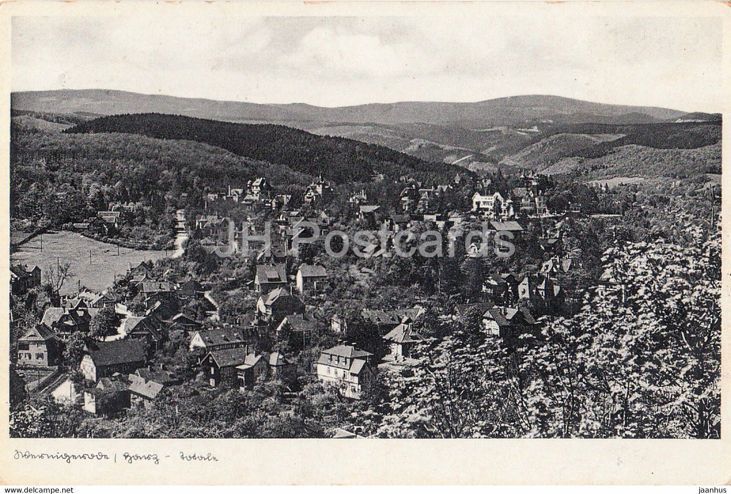 Wernigerode Harz - 56209 - old postcard - Germany - used - JH Postcards