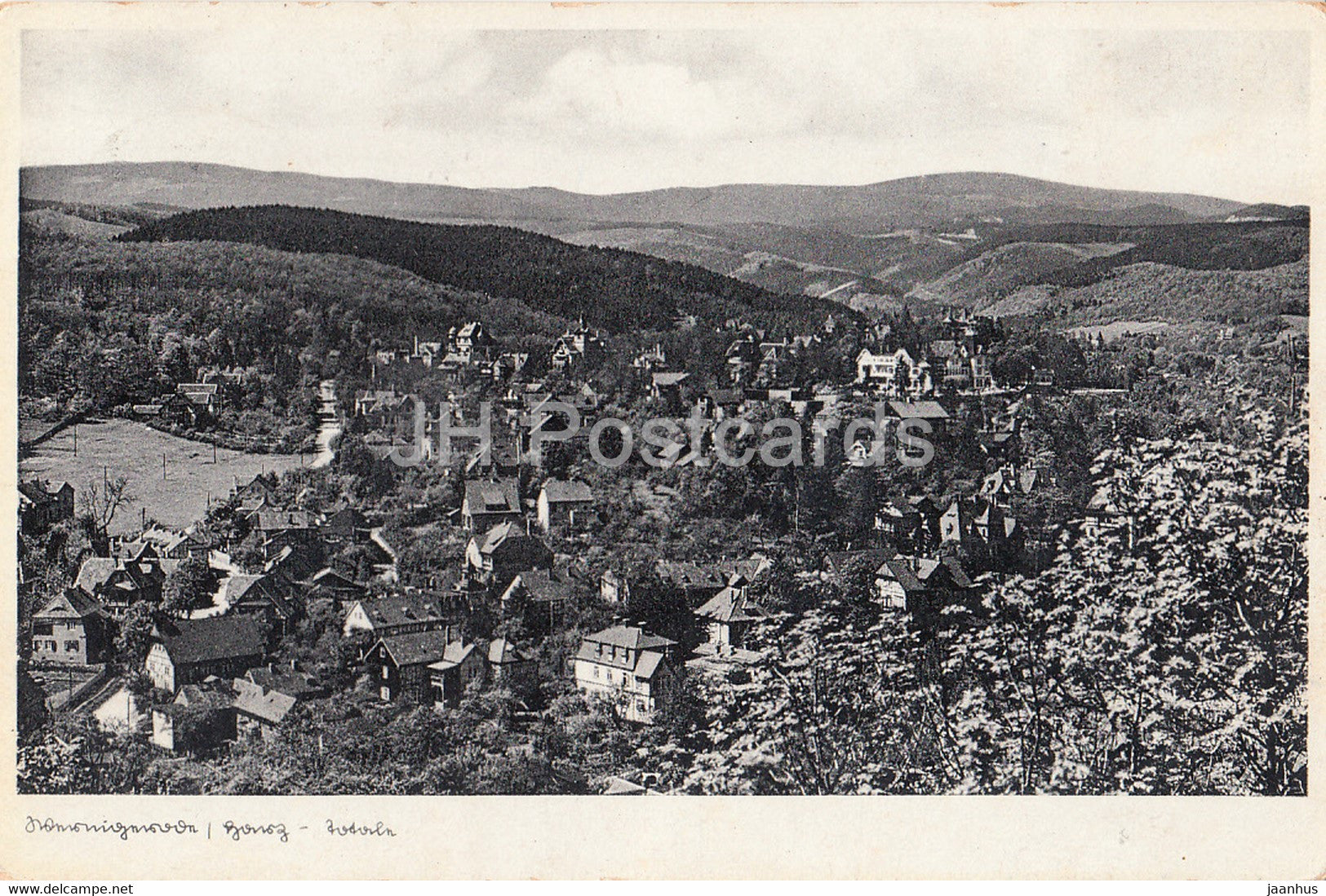 Wernigerode Harz - 56209 - old postcard - Germany - used - JH Postcards