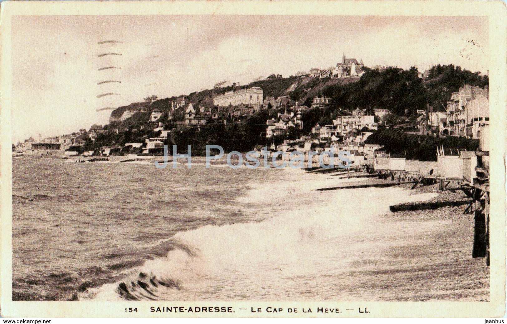 Sainte Adresse - Le Cap de la Heve - 154 - old postcard - 1934 - France - used - JH Postcards