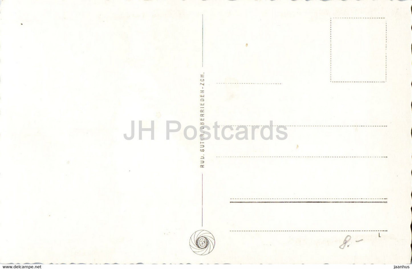 Am Weg zur Goscheneralp mit Dammagletscher - 7511 - carte postale ancienne - Suisse - inutilisée