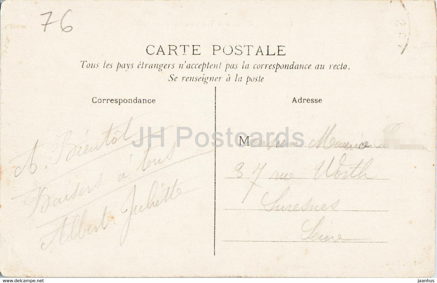 Dieppe - Chateau et Vue Generale de la Ville - old postcard - France - used