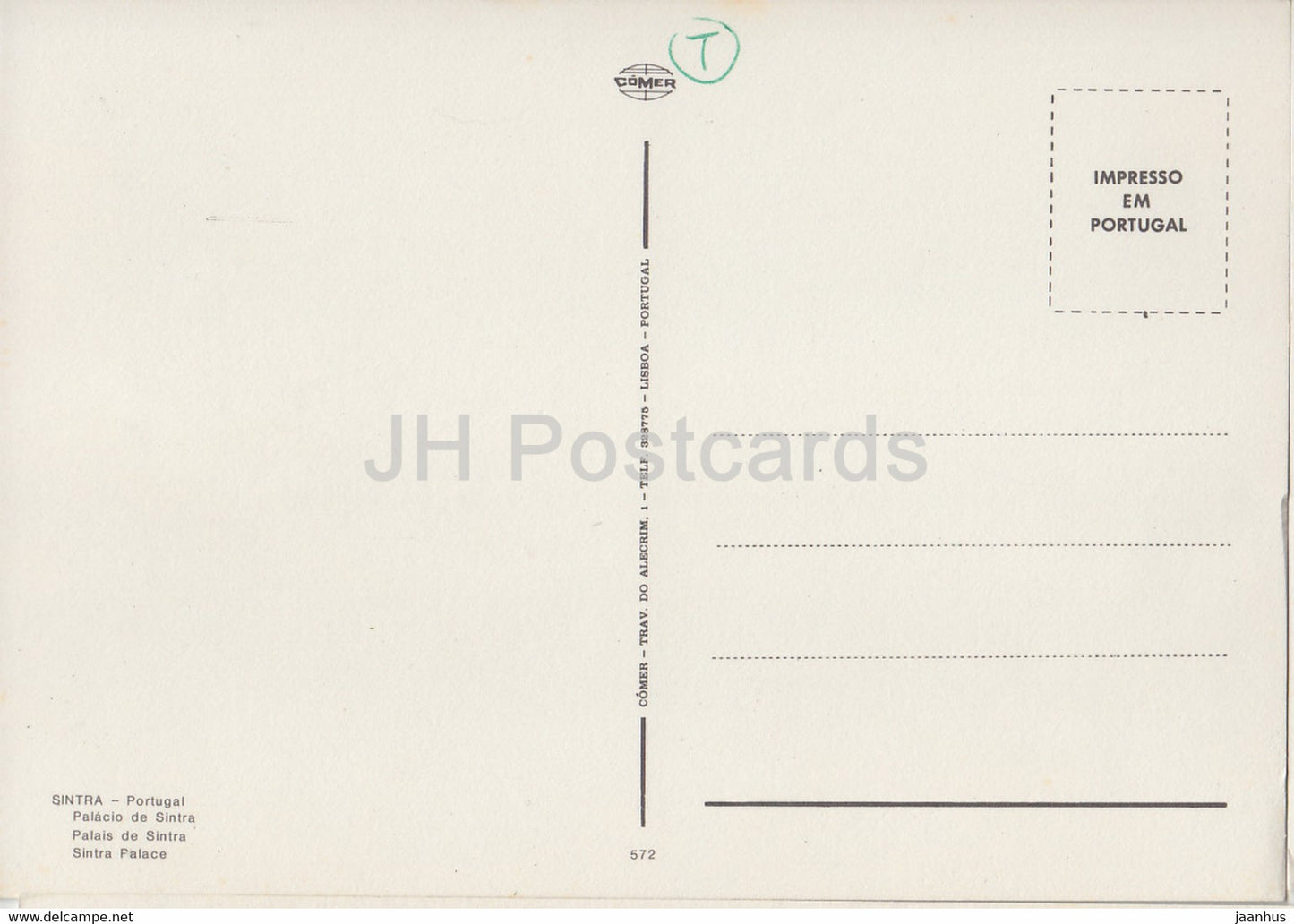 Sintra - Palais - Portugal - inutilisé