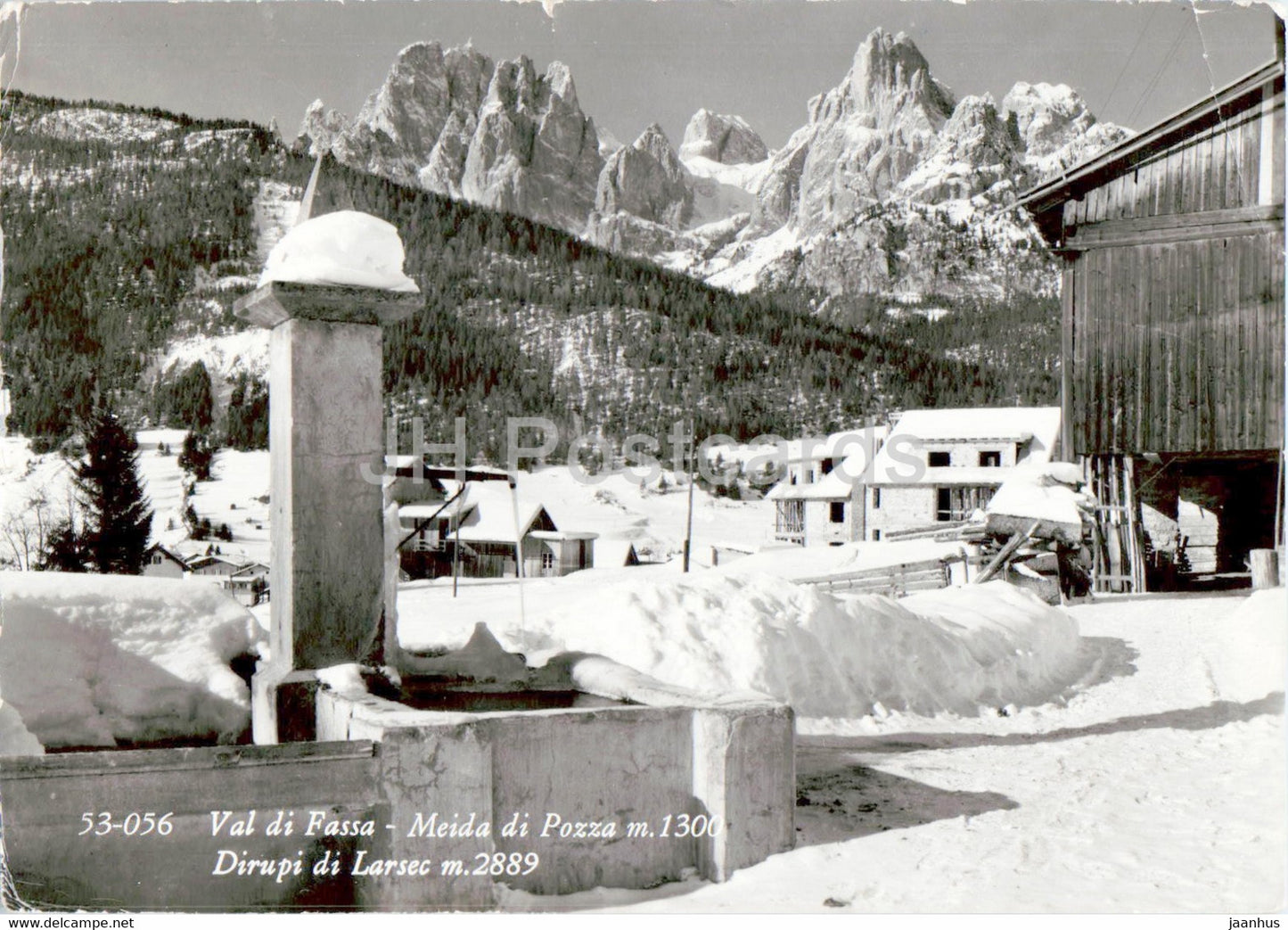 Val di Fassa - Meida di Pozza - Dirupi di Larsec - 1969 - Italy - used - JH Postcards