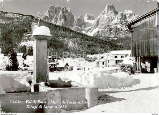 Val di Fassa - Meida di Pozza - Dirupi di Larsec - 1969 - Italy - used - JH Postcards