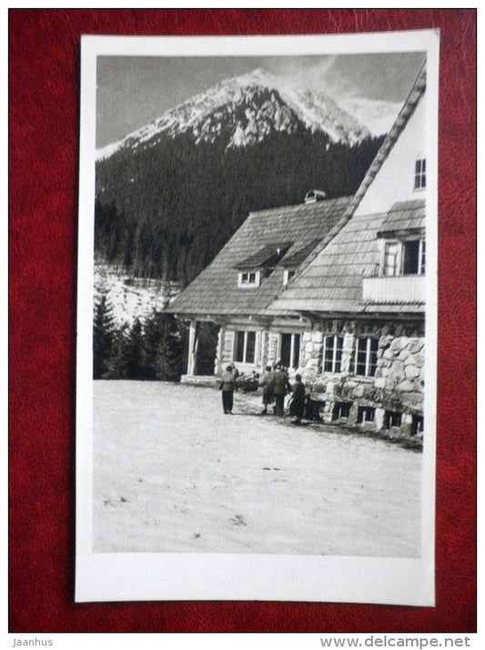 Tatry , Tylkowe Kominy - Tatra mountains  , Tylkowe Kominy - old postcard - Poland - unused - JH Postcards