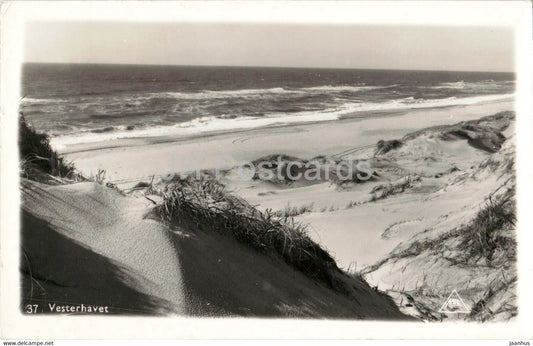 Vesterhavet - North Sea - sea - old postcard - 1958 - Denmark - used - JH Postcards