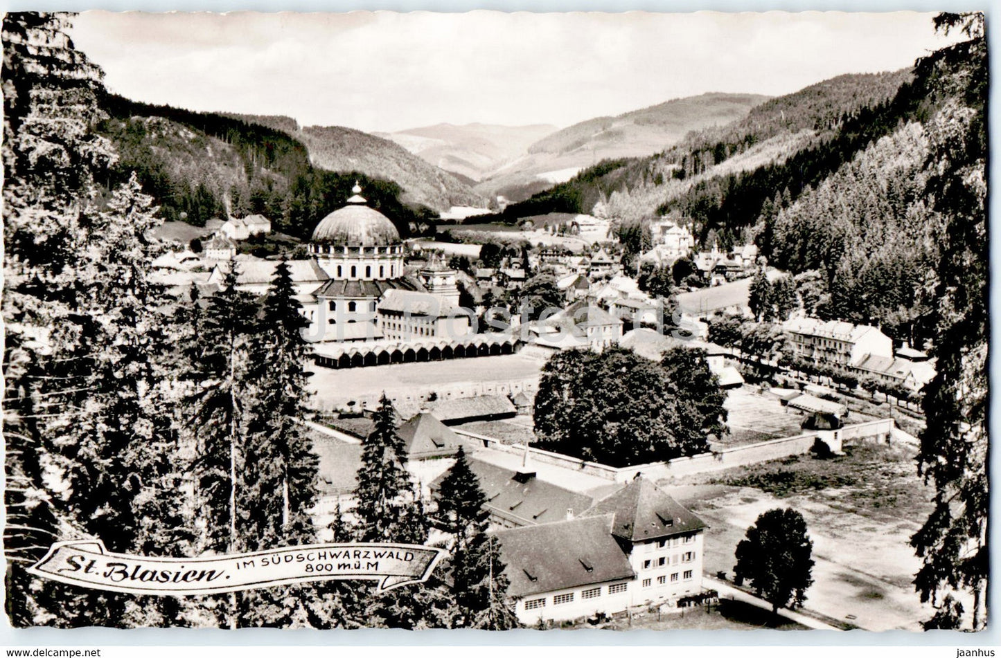 St Blasien im Sudschwarzwald - old postcard - Germany - unused - JH Postcards