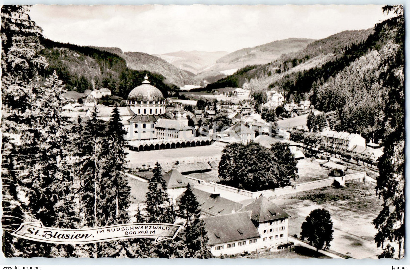 St Blasien im Sudschwarzwald - old postcard - Germany - unused - JH Postcards