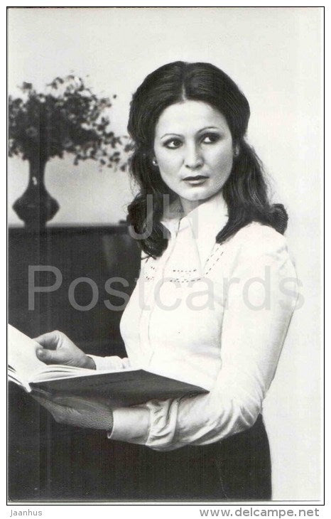 Sofia Rotaru - 9 - movie - Where are You Love? - Soviet Ukrainian Pop Singer - 1984 - Russia USSR - unused - JH Postcards