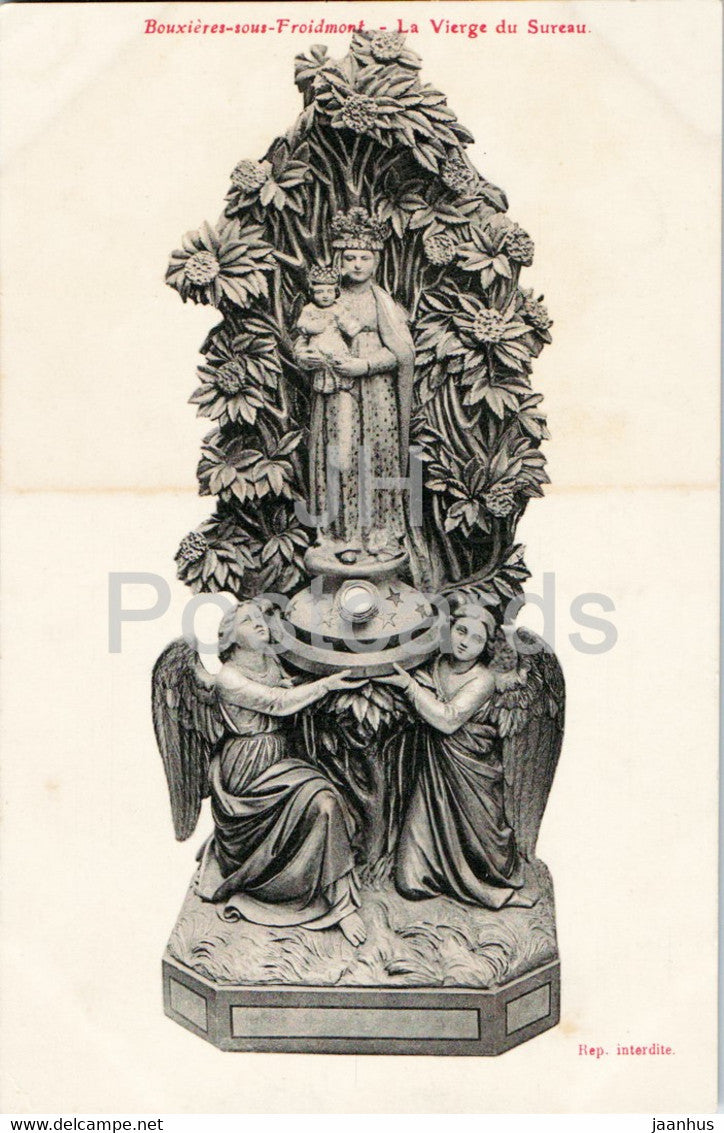 Bouxieres sous Froidmont - La Vierge du Sureau - old postcard - France - used - JH Postcards