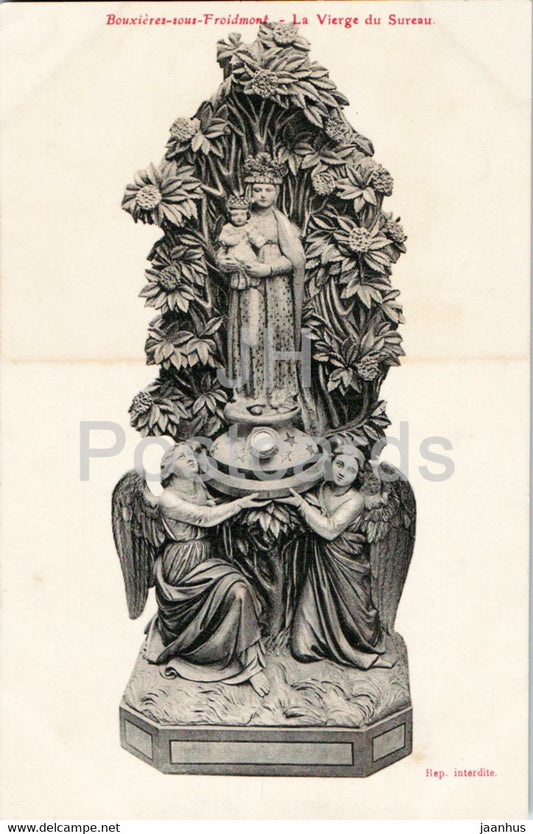 Bouxieres sous Froidmont - La Vierge du Sureau - old postcard - France - used - JH Postcards