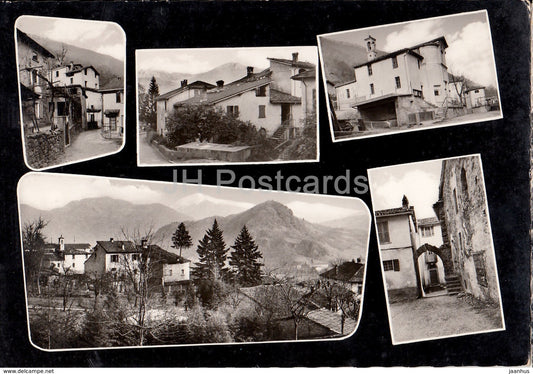 Gravesano bei Lugano - multiview - Switzerland - old postcard - unused - JH Postcards