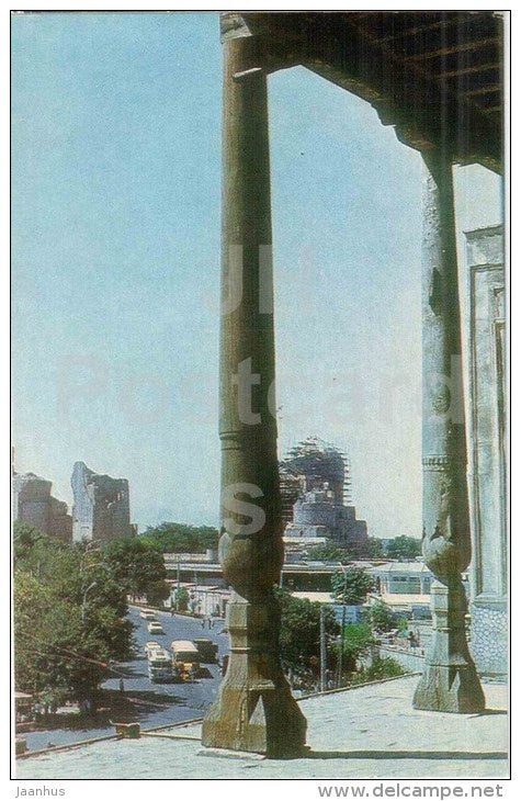 Bibi-Khanym Mosque - Samarkand - 1982 - Uzbekistan USSR - unused - JH Postcards