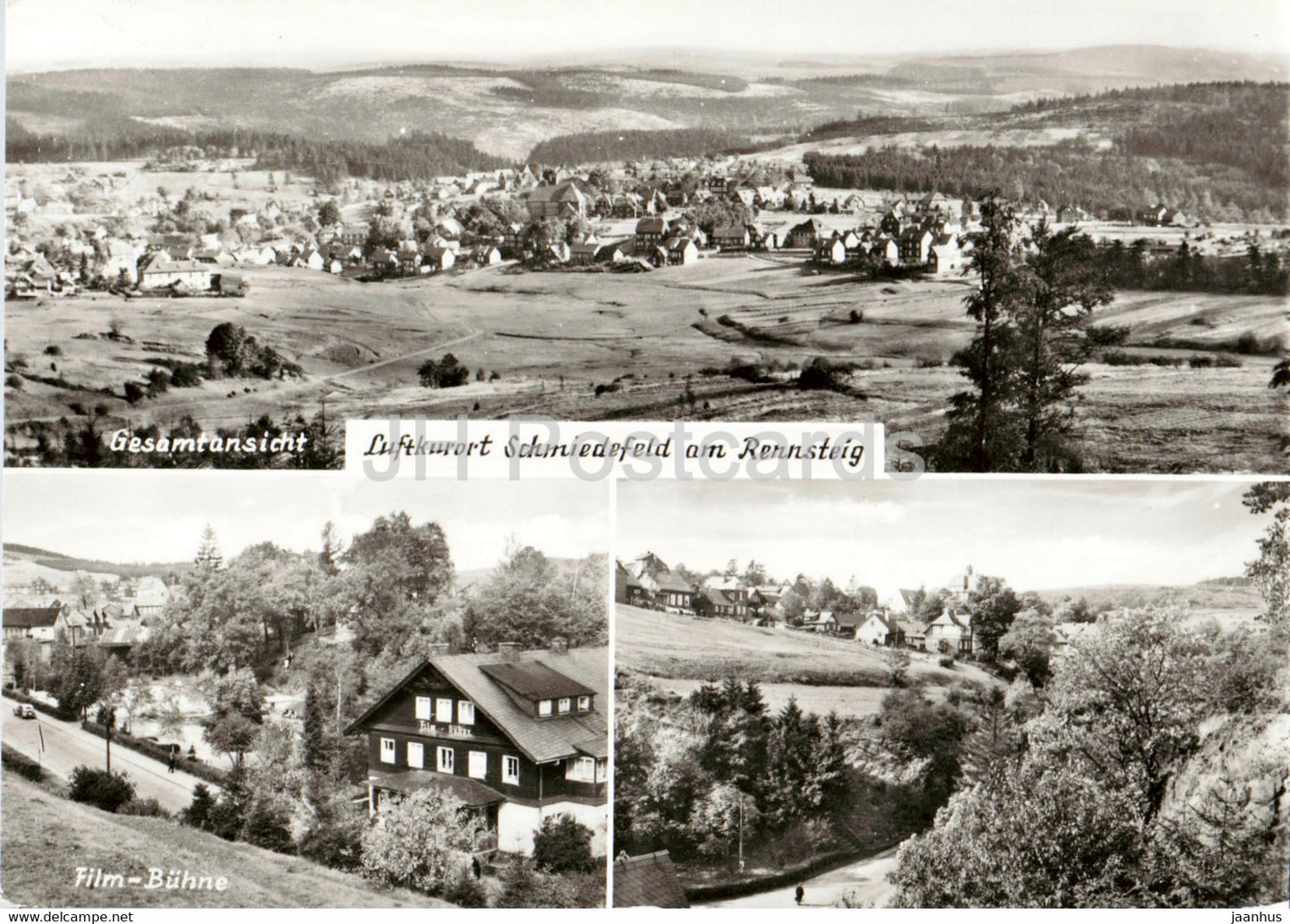 Luftkurort Schmiedefeld am Rennsteig - Film Buhne - old postcard - 1979 - Germany DDR - used - JH Postcards