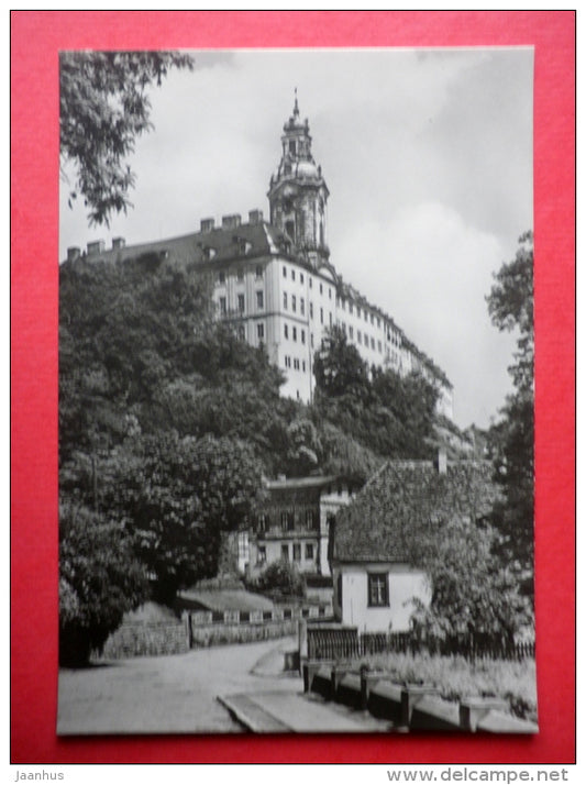 Town View of Heidecksburg Castle - Heidecksburg Castle - old postcard - Germany DDR - unused - JH Postcards