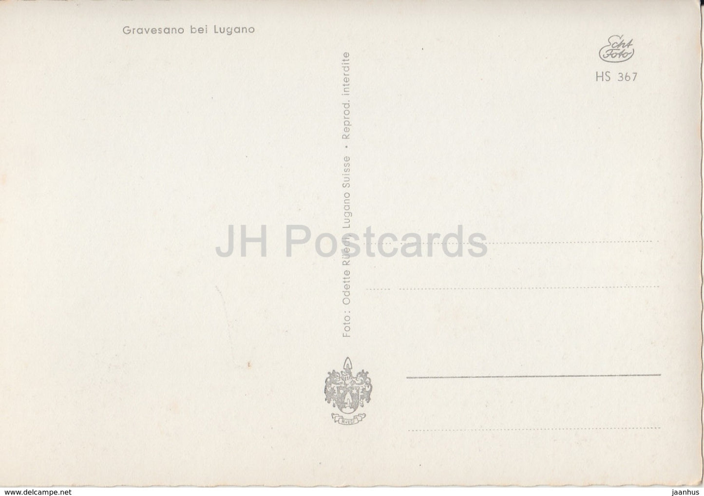 Gravesano bei Lugano - multiview - Switzerland - old postcard - unused