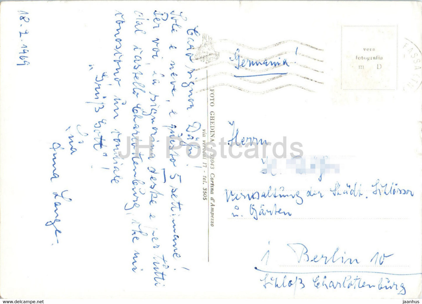 Val di Fassa - Meida di Pozza - Dirupi di Larsec - 1969 - Italy - used